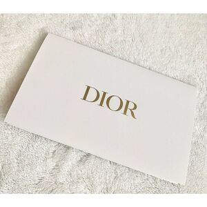 Blank Christian Dior white card ￼